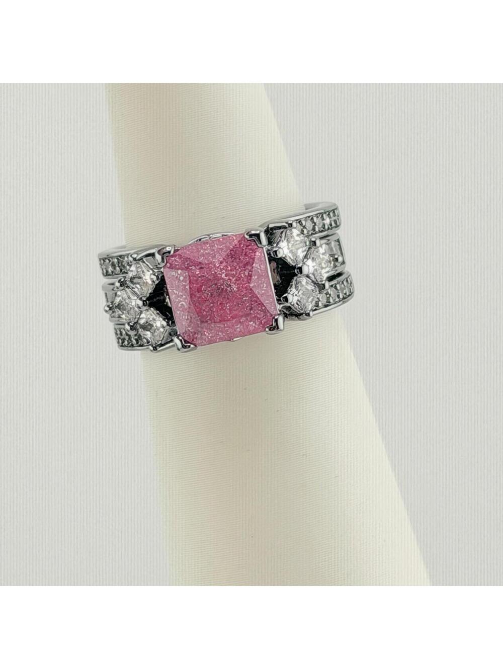 Bomb Party Sz 6 RBP2160 "The GOGO Unicorn" Pink Ice on Hematite RETRO